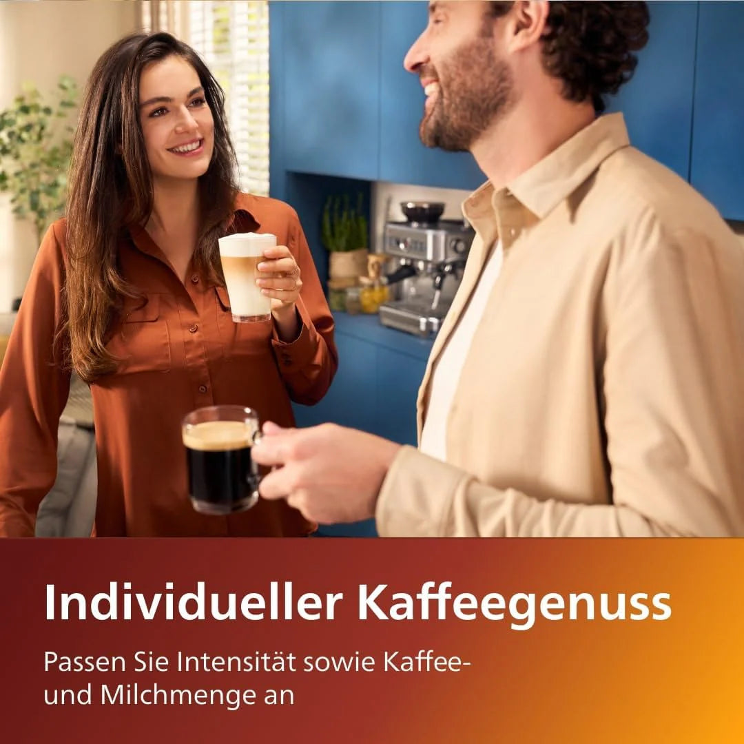EP5447/90 Serie 5400 LatteGo 11 Kaffeespezialitäten Kaffeevollautomat Schwarz/Chrom